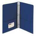 Smead Smead, 2-Pocket Folder W/tang Fastener, Letter, 1/2in Cap, Dark Blue, 25PK 88054